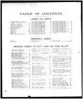 Table of Contents, Jefferson County 1905